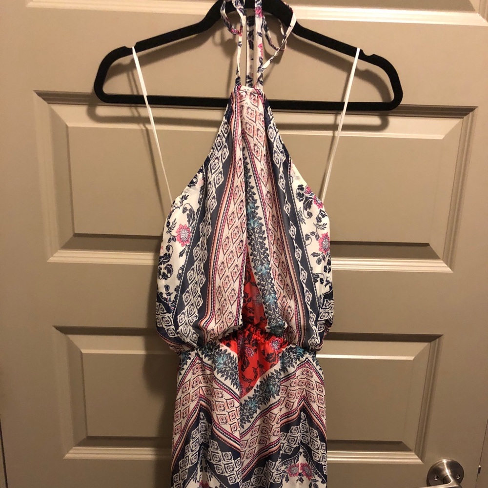 Halter patterned sundress